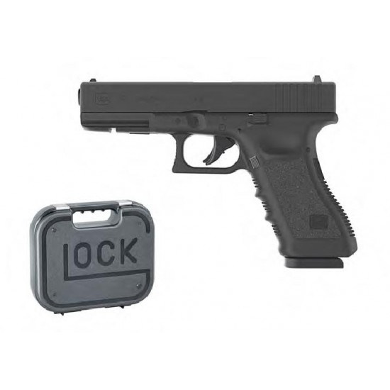 Glock 17 Co2 légpisztoly 4,5 mm, huzagolt cső, pisztolykazetta
